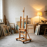 Floor lifting easel